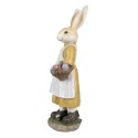 Clayre & Eef Statuetta Coniglio 38 cm Beige Giallo Poliresina
