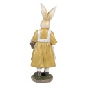 Clayre & Eef Statuetta Coniglio 38 cm Beige Giallo Poliresina