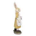 Clayre & Eef Statuetta Coniglio 38 cm Beige Giallo Poliresina