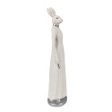 Clayre & Eef Figur Kaninchen 28 cm Weiß Polyresin