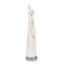 Clayre & Eef Figur Kaninchen 20 cm Weiß Polyresin
