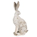 Clayre & Eef Figur Kaninchen 47 cm Beige Polyresin