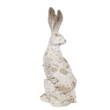 Clayre & Eef Figur Kaninchen 47 cm Beige Polyresin