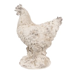 Clayre & Eef Figurine Chicken 26 cm Beige Polyresin