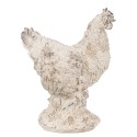 Clayre & Eef Figurine Chicken 26 cm Beige Polyresin