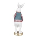 Clayre & Eef Statuetta Coniglio 26 cm Bianco Poliresina