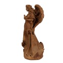 Clayre & Eef Figurine décorative Ange 23 cm Marron Polyrésine