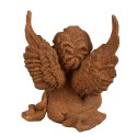 Clayre & Eef Decorative Figurine Angel 12 cm Brown Polyresin