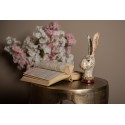 Clayre & Eef Figurine Lapin 28 cm Blanc Couleur or Polyrésine