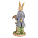 Clayre & Eef Statuetta Coniglio 21 cm Marrone Poliresina
