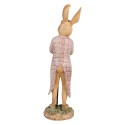 Clayre & Eef Statuetta Coniglio 21 cm Marrone Poliresina