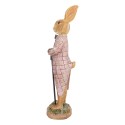 Clayre & Eef Statuetta Coniglio 21 cm Marrone Poliresina