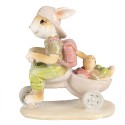 Clayre & Eef Figurine Lapin 12 cm Marron Polyrésine