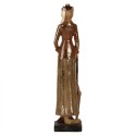 Clayre & Eef Beeld Kat 30 cm Bruin Polyresin
