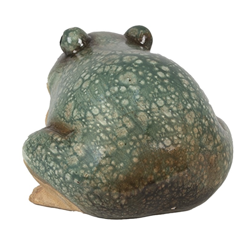 Clayre & Eef Beeld Kikker 9 cm Groen Keramiek