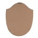 Clayre & Eef Wanddekoration 25x3x30 cm Goldfarbig Polyresin Oval Herz