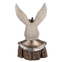 Clayre & Eef Beeld Konijn 40 cm Beige Polyresin