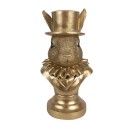 Clayre & Eef Figur Kaninchen 35 cm Goldfarbig Polyresin