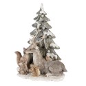 Clayre & Eef Figur Tiere 20 cm Braun Grün Polyresin Tiere