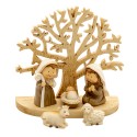 Clayre & Eef Figurine Jésus 11x5x10 cm Marron Polyrésine