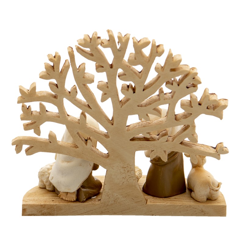 Clayre & Eef Figurine Jésus 11x5x10 cm Marron Polyrésine