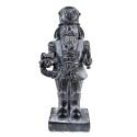 Clayre & Eef Figur Nussknacker 21 cm Grau Polyresin