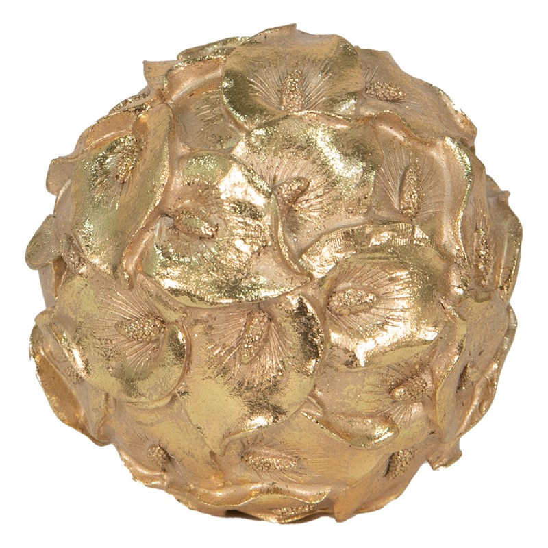 Clayre & Eef Decorazione Ø 10 cm Color oro Poliresina Rotondo