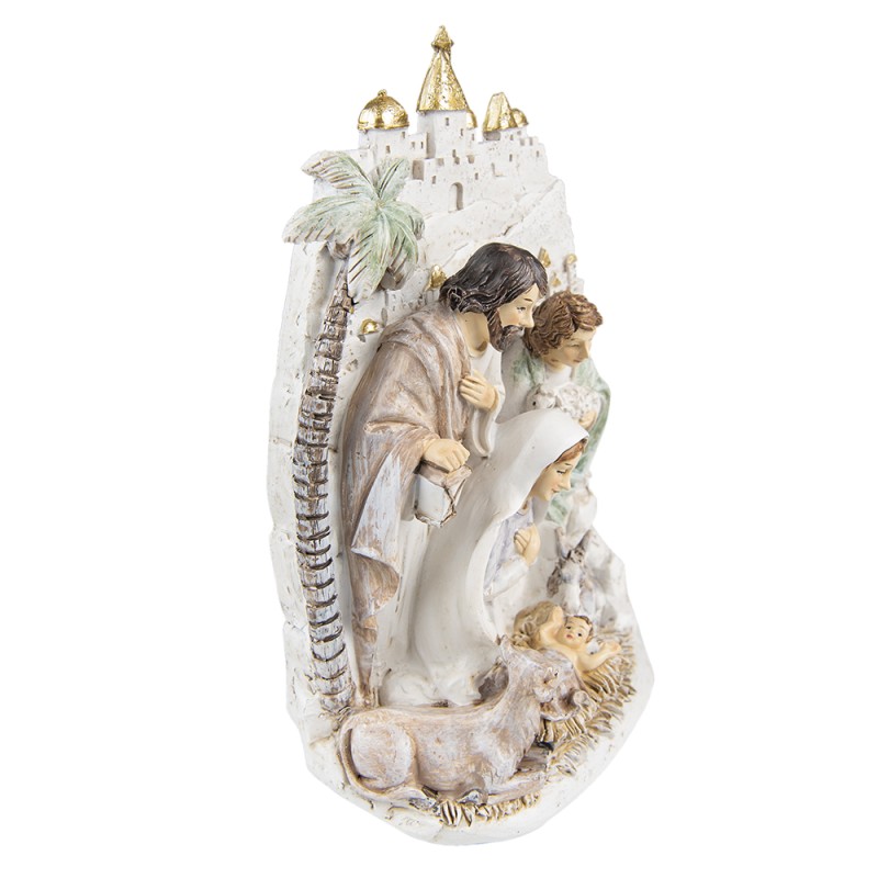 Clayre & Eef Figurine Crèche 25 cm Beige Polyrésine
