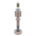 Clayre & Eef Figurine Nutcracker 40 cm Pink Polyresin