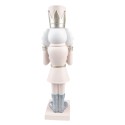 Clayre & Eef Figurine Nutcracker 35 cm Pink Polyresin