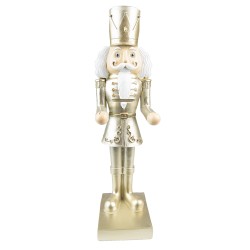 Clayre & Eef Figurine Nutcracker 35 cm Gold colored Polyresin