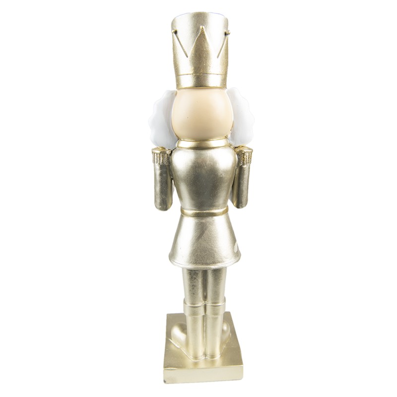 Clayre & Eef Figurine Nutcracker 35 cm Gold colored Polyresin