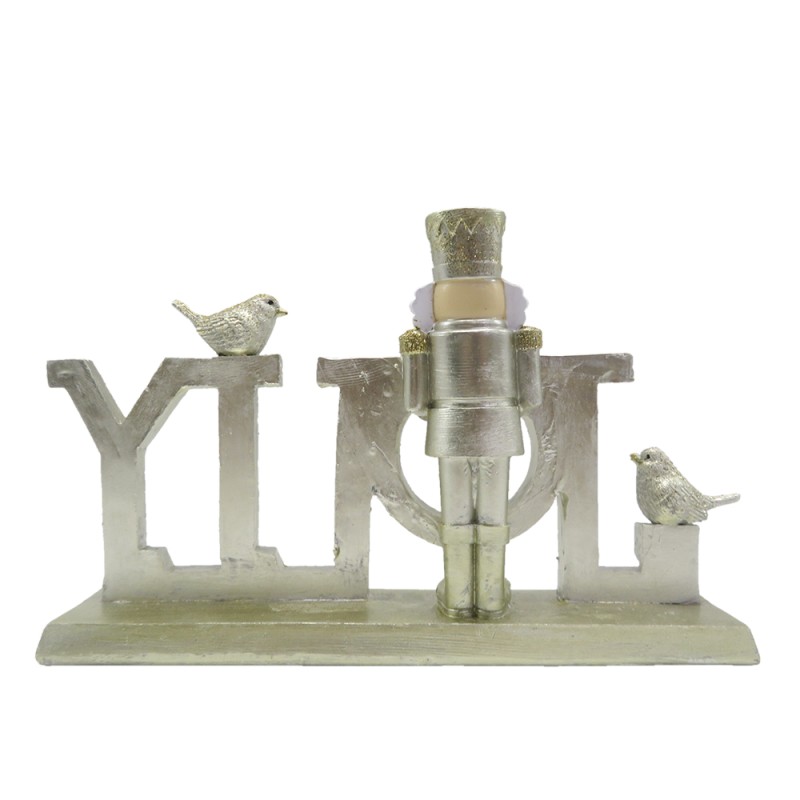 Clayre & Eef Figurine Nutcracker 18 cm Gold colored Polyresin Jolly