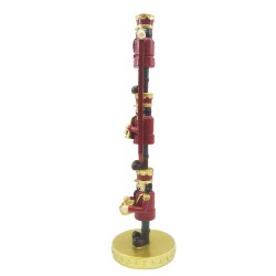 Clayre & Eef Figurine Nutcracker 30 cm Red Gold colored Polyresin Merry Christmas