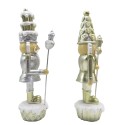 Clayre & Eef Statuette Set di 2 Schiaccianoci 23 cm Color oro Poliresina