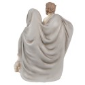 Clayre & Eef Schneekugel 11 cm Grau Polyresin