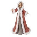 Clayre & Eef Figurine Woman 40 cm Red Polyresin
