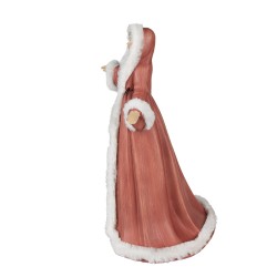 Clayre & Eef Beeld Vrouw 40 cm Rood Polyresin