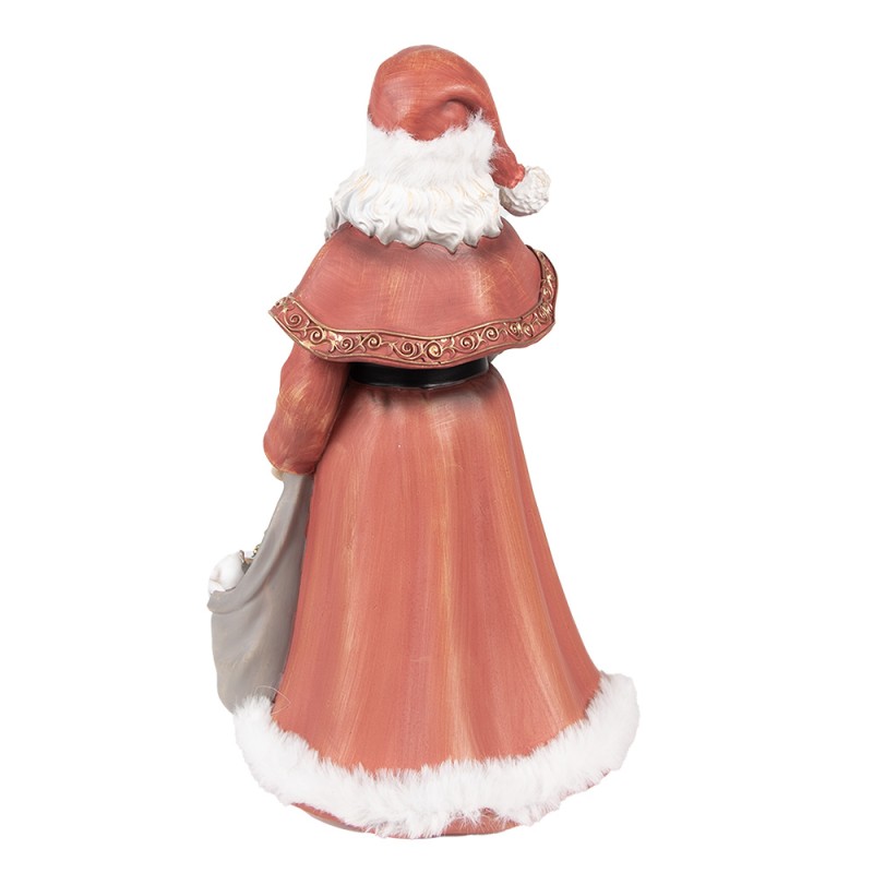 Clayre & Eef Figur Weihnachtsmann 31 cm Rot Polyresin