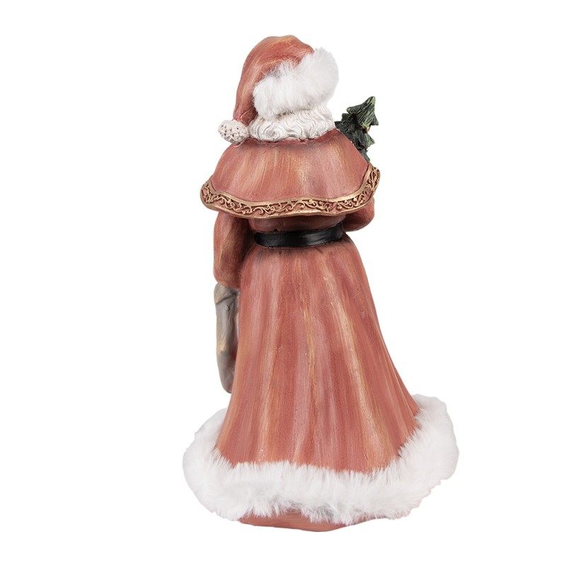 Clayre & Eef Figur Weihnachtsmann 23 cm Rot Polyresin