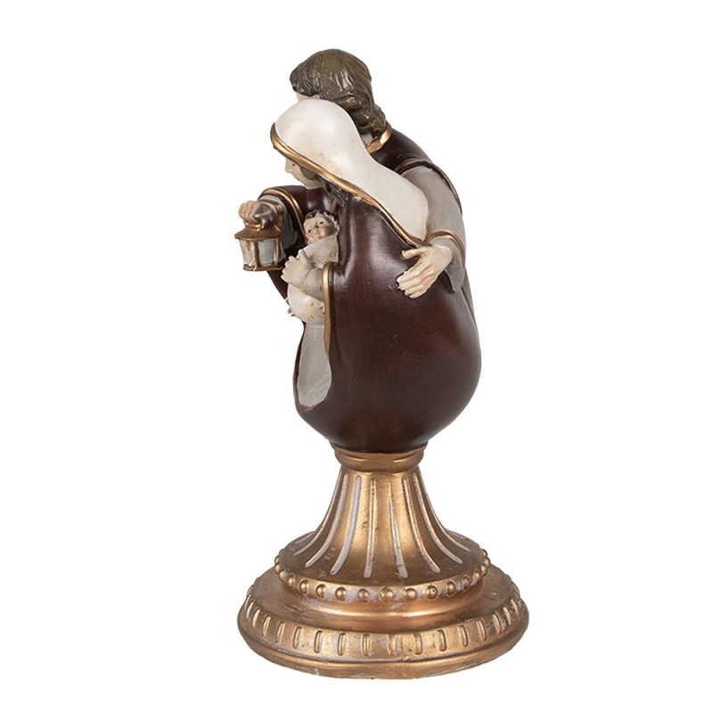 Clayre & Eef Statuetta Presepe 20 cm Marrone Poliresina