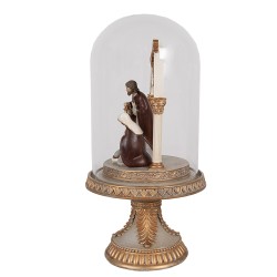 Clayre & Eef Cloche Nativity Scene 29 cm Gold colored Polyresin