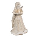 Clayre & Eef Beeld Kerstman 15 cm Goudkleurig Polyresin