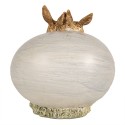Clayre & Eef Statuetta Coniglio 11 cm Marrone Poliresina Happy Easter