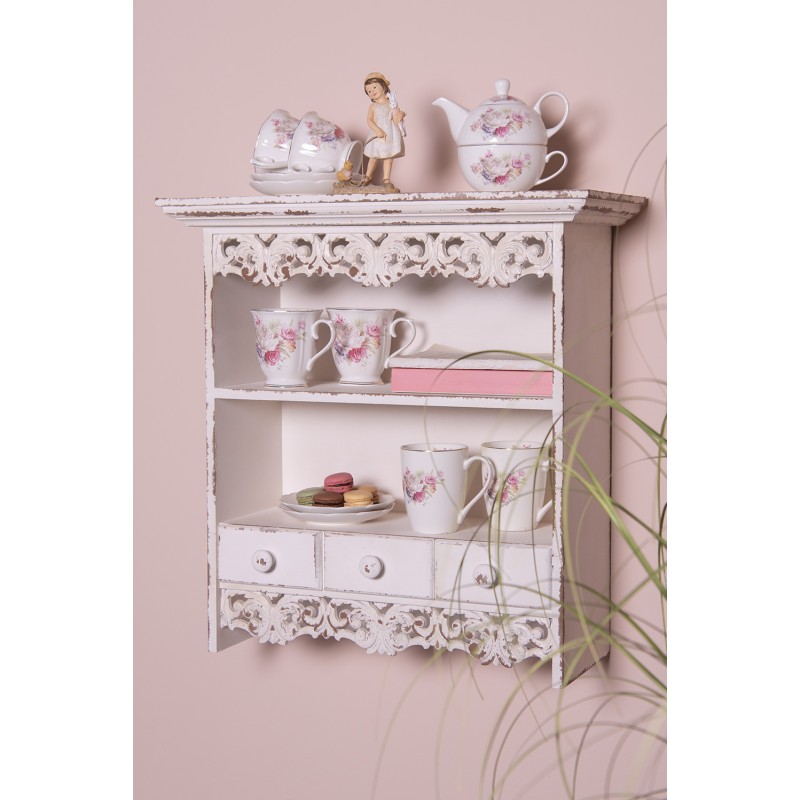 Clayre & Eef Statuetta Ragazza 15 cm Beige Poliresina
