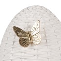 Clayre & Eef Figurine Œuf 20 cm Blanc Polyrésine