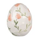 Clayre & Eef Beeld Ei 16 cm Wit Polyresin