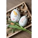 Clayre & Eef Beeld Ei 16 cm Wit Polyresin