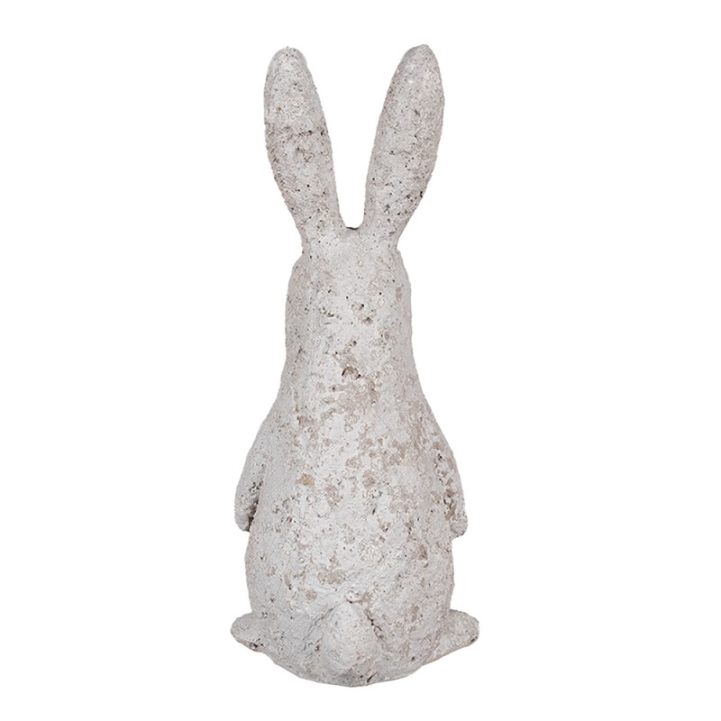 Clayre & Eef Figurine Lapin 26 cm Beige Polyrésine