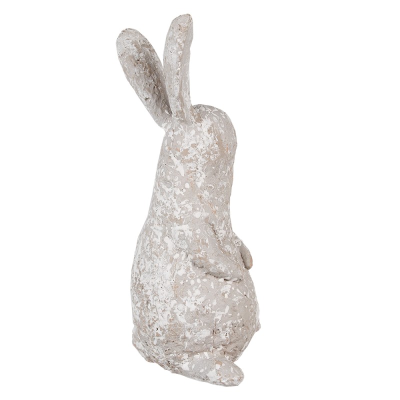 Clayre & Eef Figurine Lapin 31 cm Beige Polyrésine